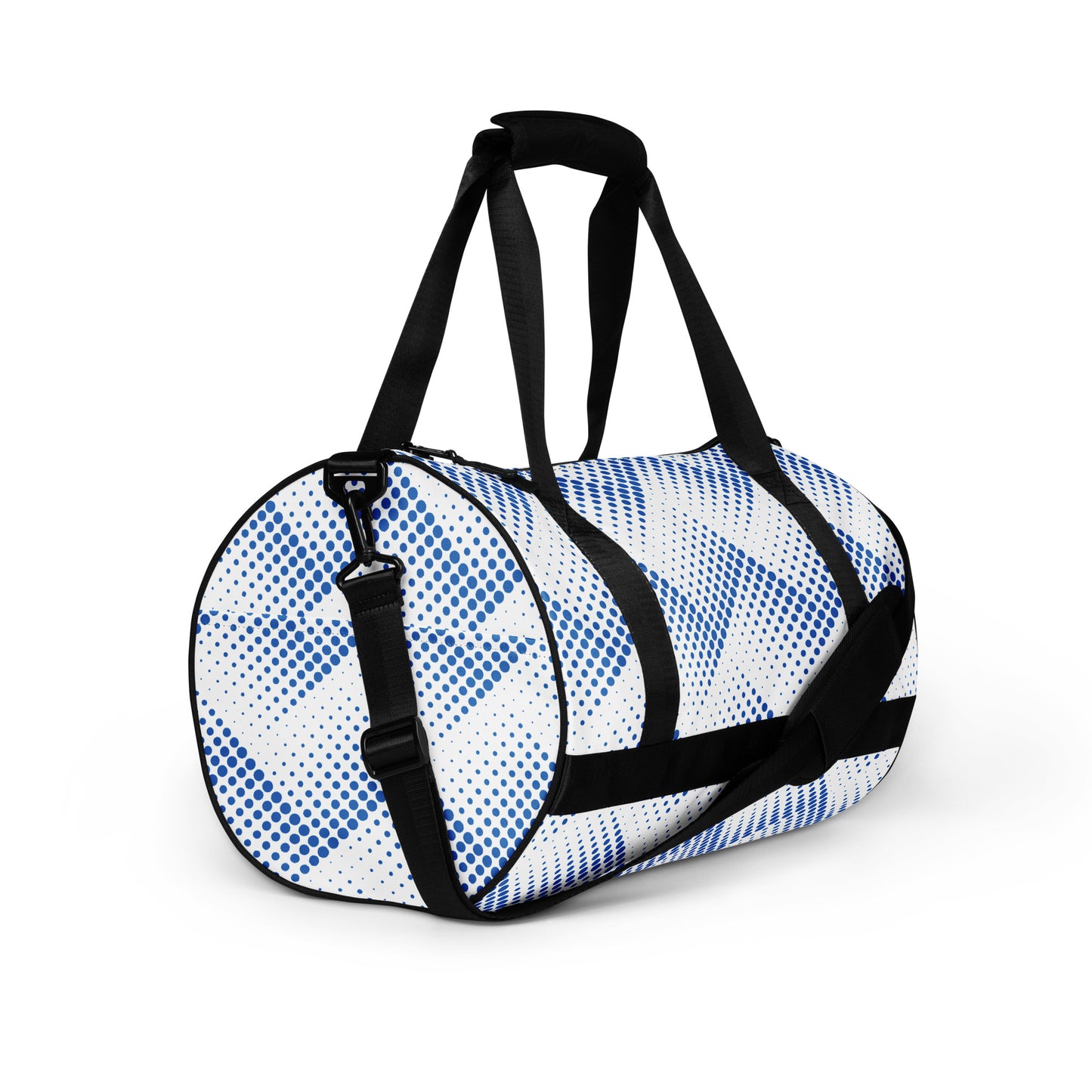 Blue Halftone - Sustainably Made Gym Bag