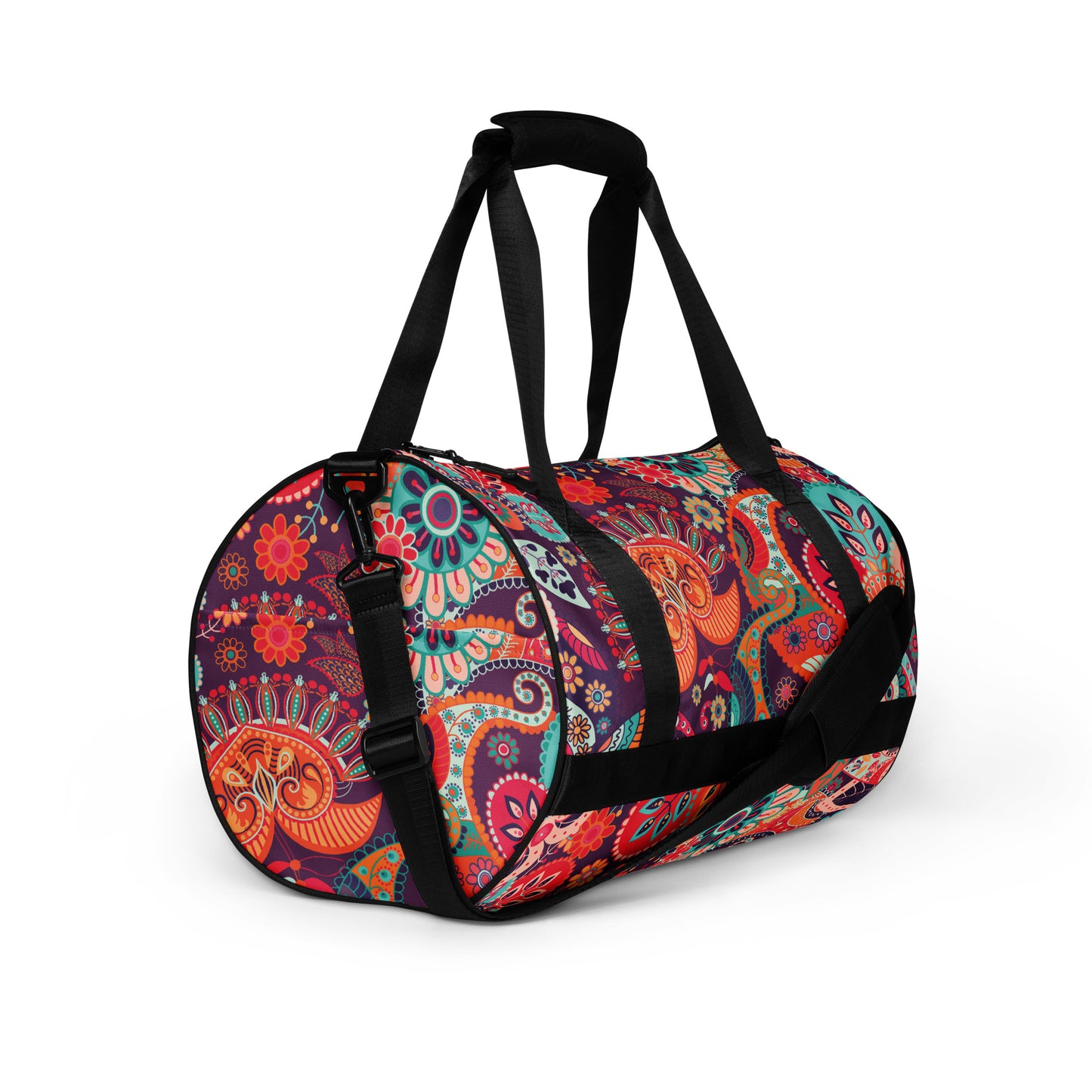 Multicolor Floral tribe - Sustainably Made Gym Bag