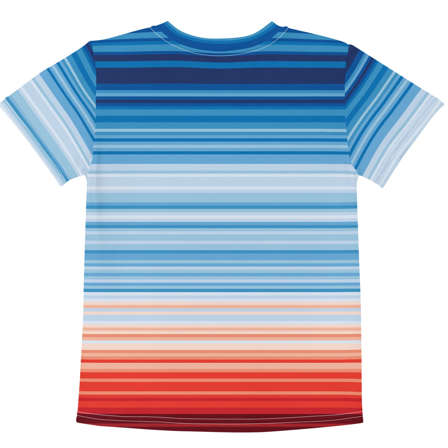 Climate Change Global Warming Stripes - Sustainably Made Kid's T-Shirt