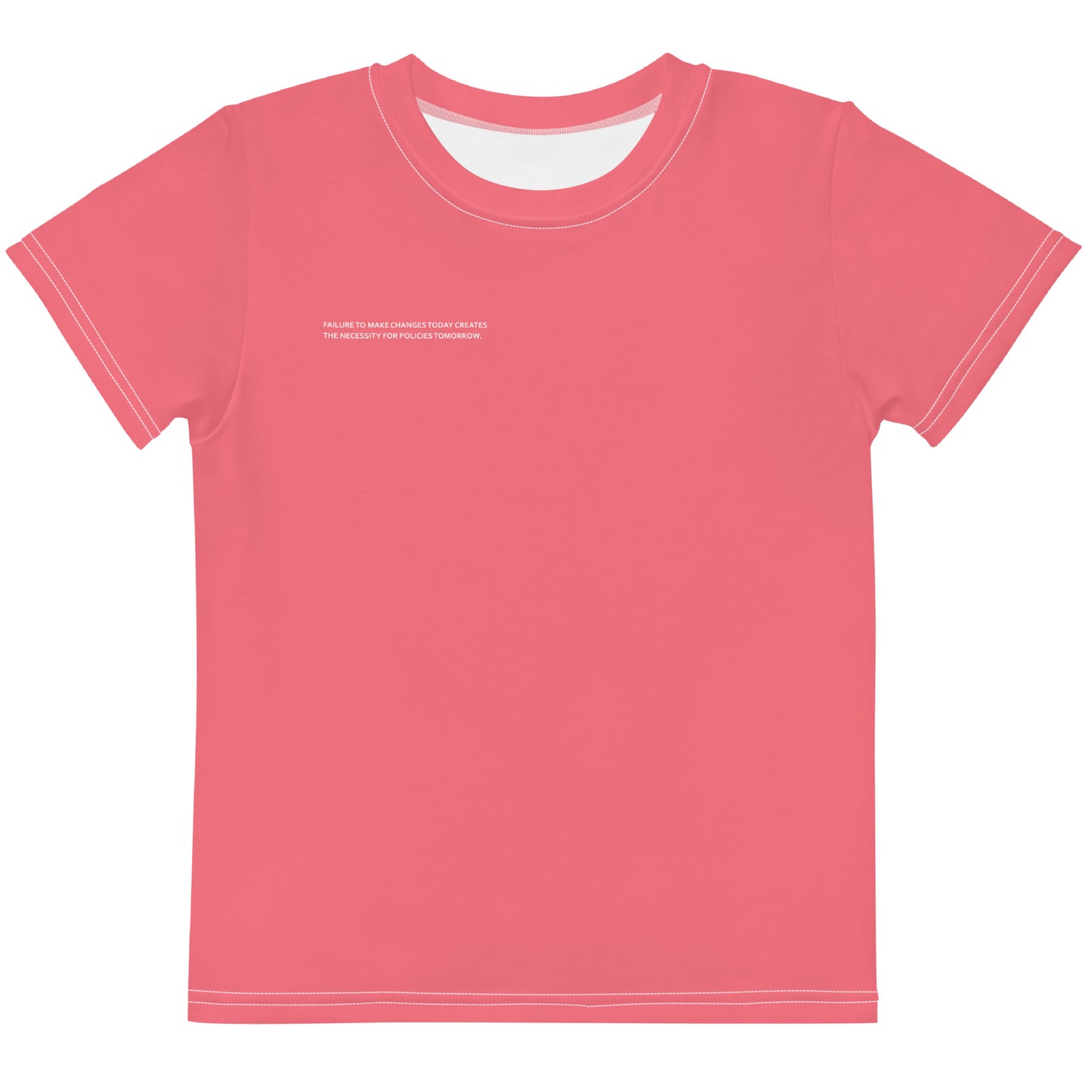 Pink Climate Change Global Warming Statement - Sustainably Made Kid's T-Shirt