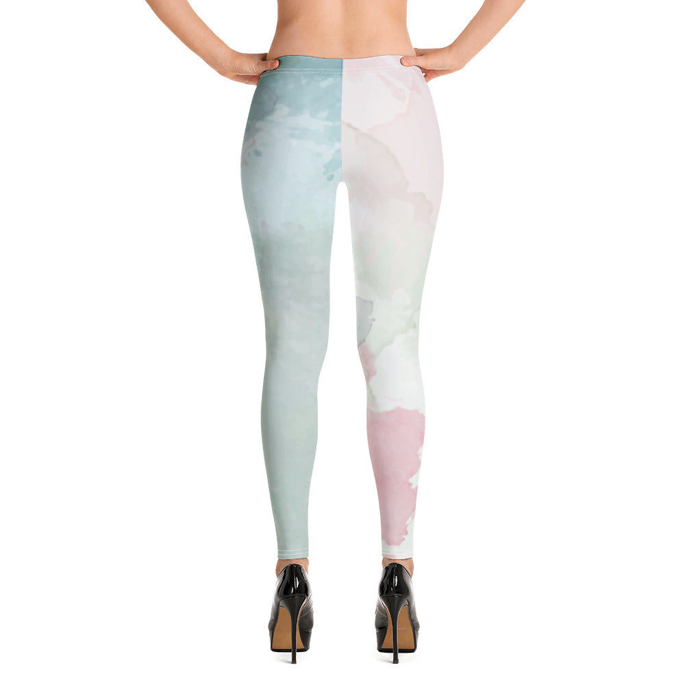 Unique Water Color - Sustainably Made Leggings