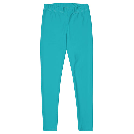 Cyan Climate Change Global Warming Statement - Sustainably Made Women's Leggings