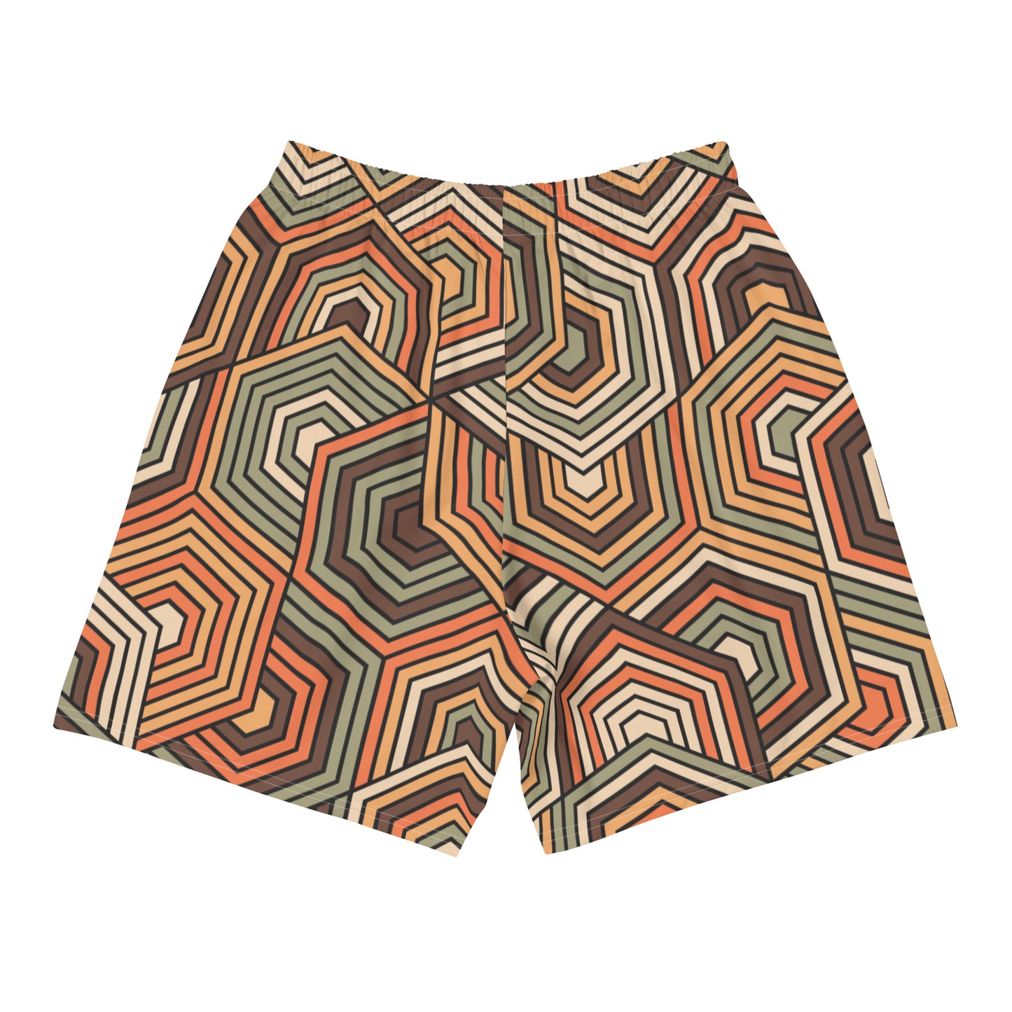 Hexagonal Pattern - Sustainably Made Men's Short