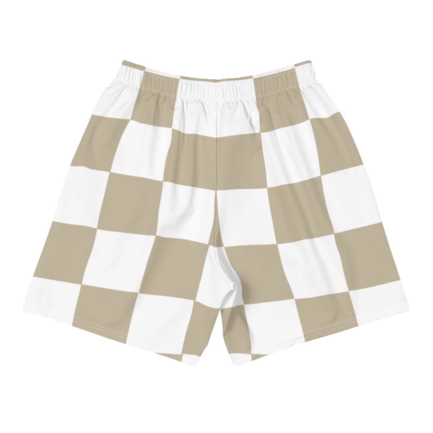 Mocca Chess Pattern - Sustainably Made Men's Short