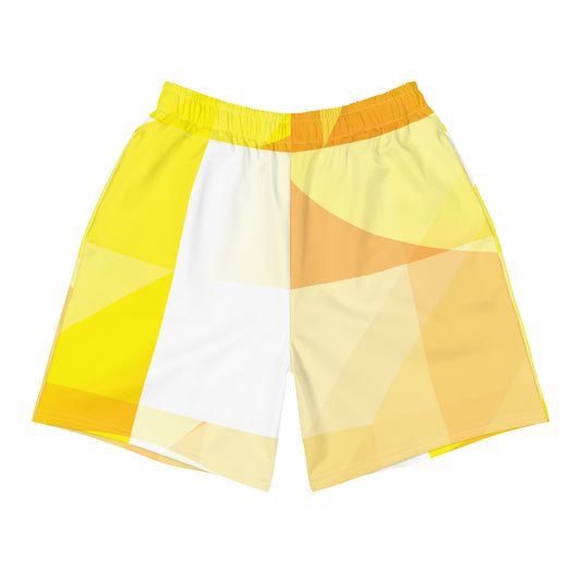 Yellow Abstract - Sustainably Made Men's Short