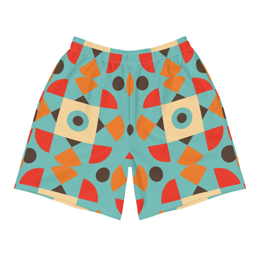 Retro Color Pattern - Sustainably Made Men's Short