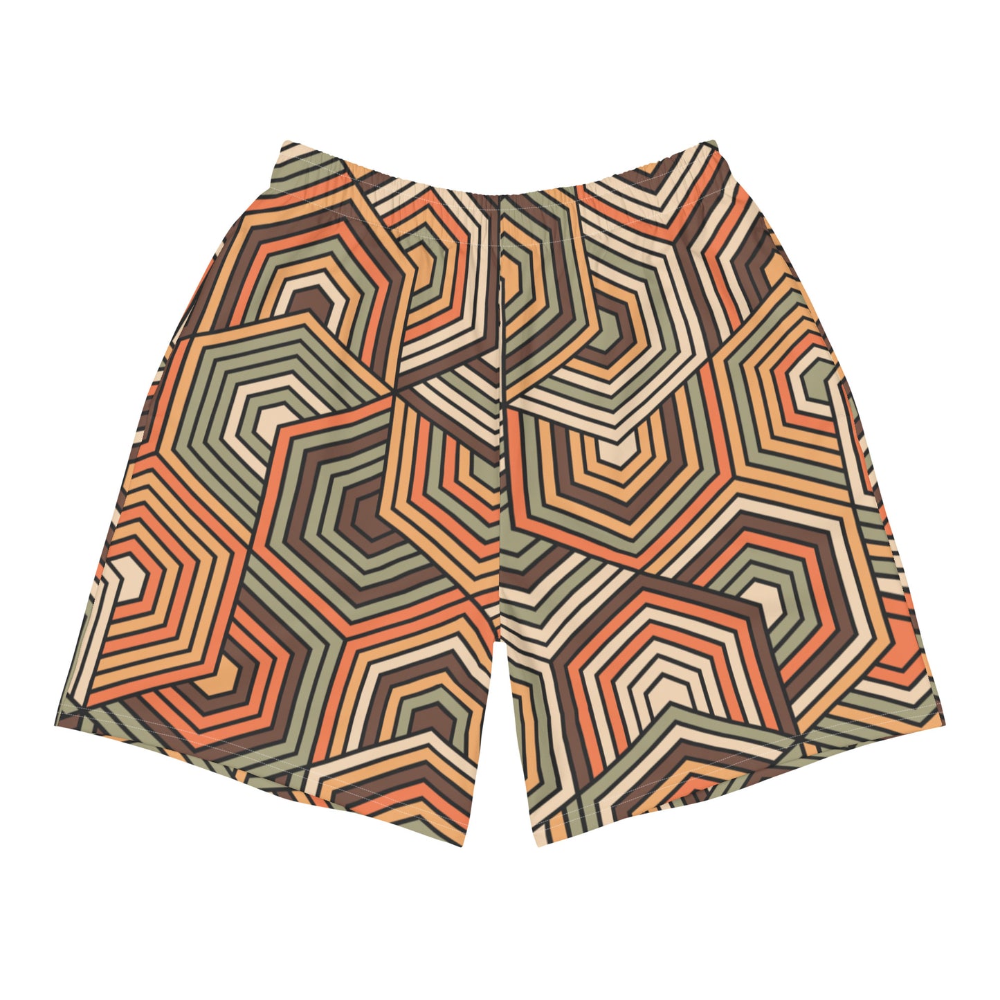 Hexagonal Pattern - Sustainably Made Men's Short