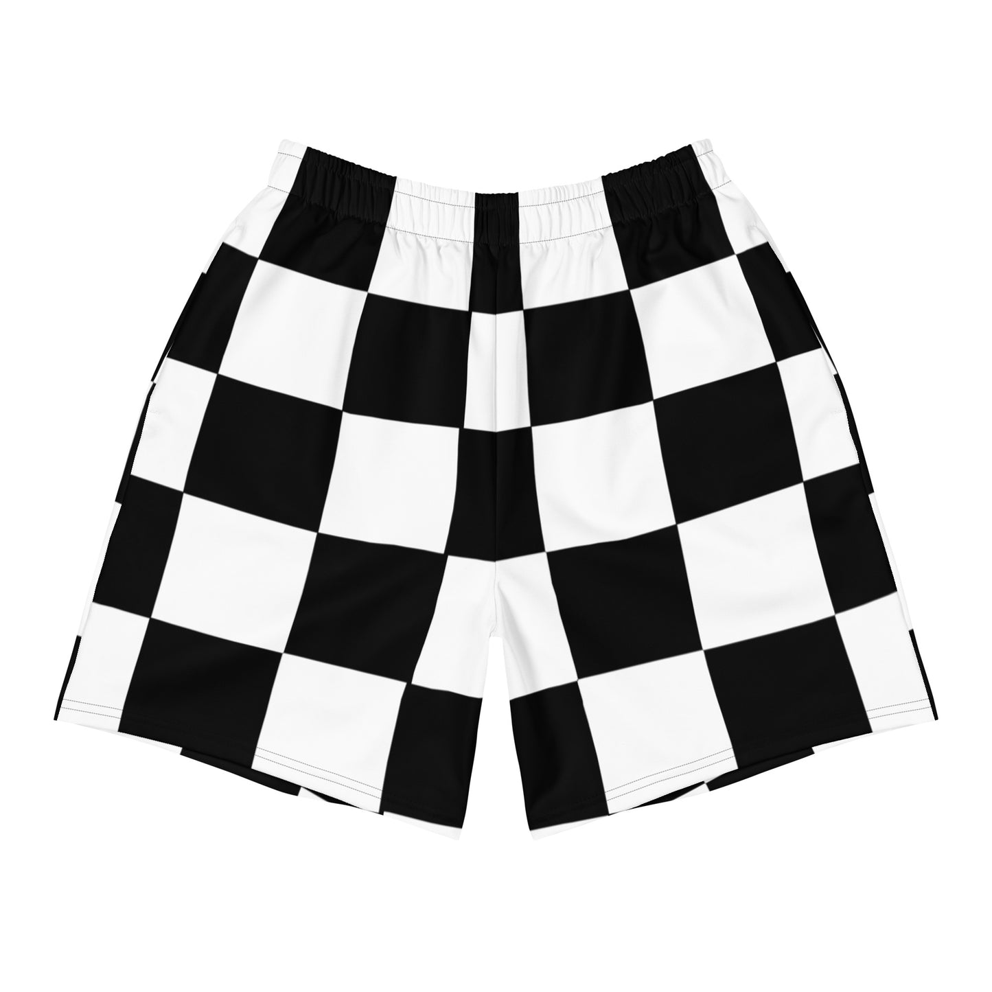Black & White Chess Pattern - Sustainably Made Men's Short