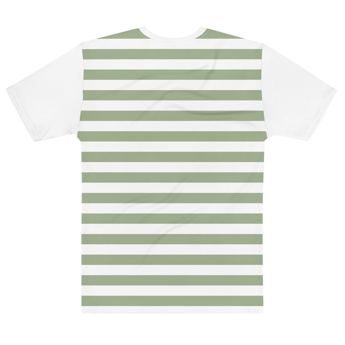 Olive Stripes - Sustainably Made Men's Short Sleeve Tee