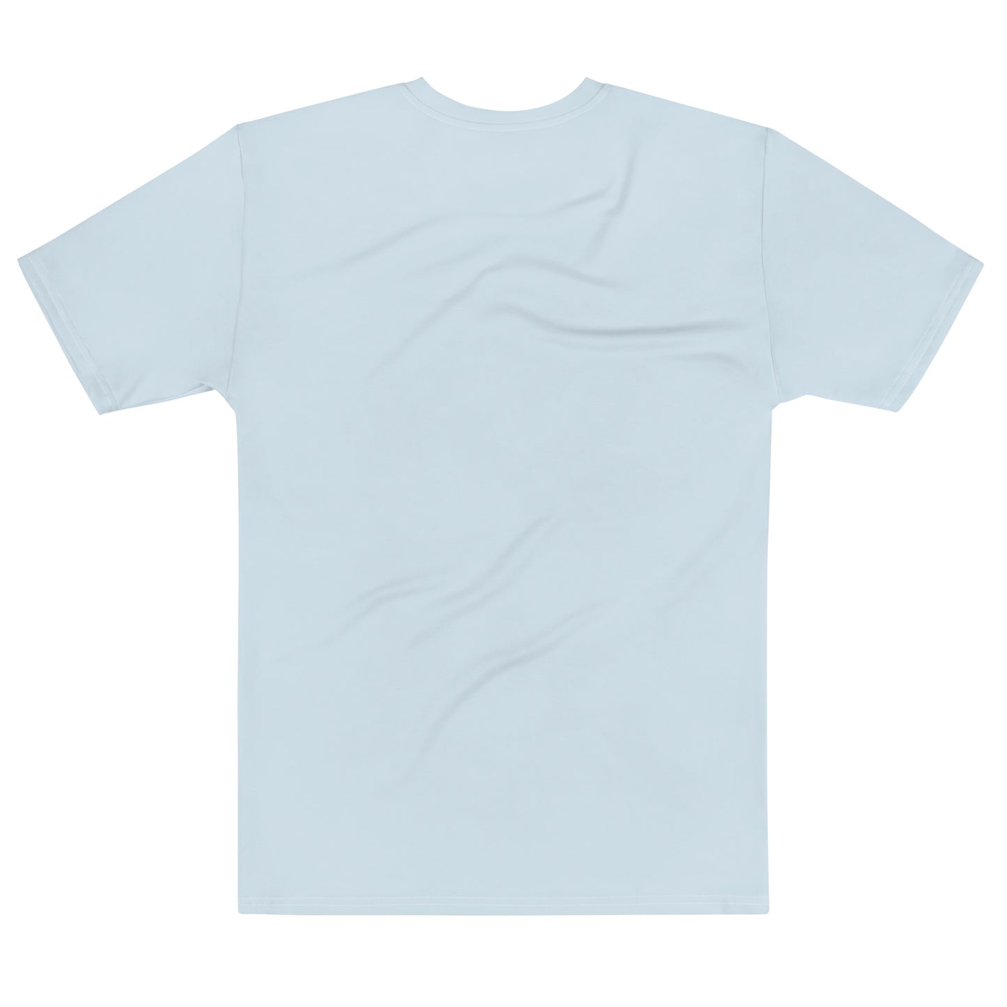 Baby Blue Climate Change Global Warming Statement - Sustainably Made Men's Short Sleeve Tee