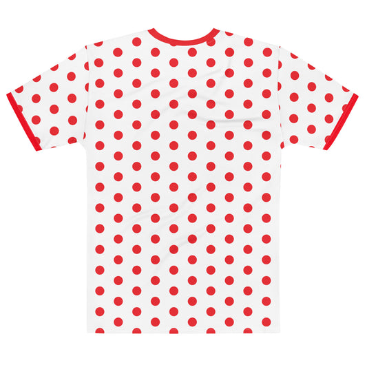 Red Polkadot - Inspired By Harry Styles - Sustainably Made Men’s Short Sleeve Tee