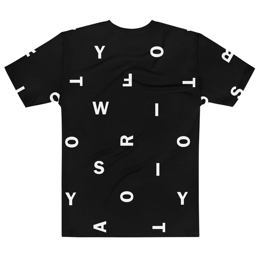 Letter Black - Inspired By Taylor Swift - Sustainably Made Men’s Short Sleeve Tee