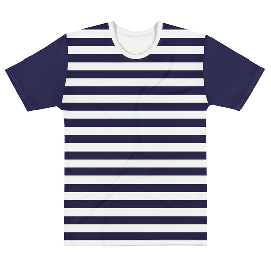 Blue Stripes - Sustainably Made Men's Short Sleeve Tee