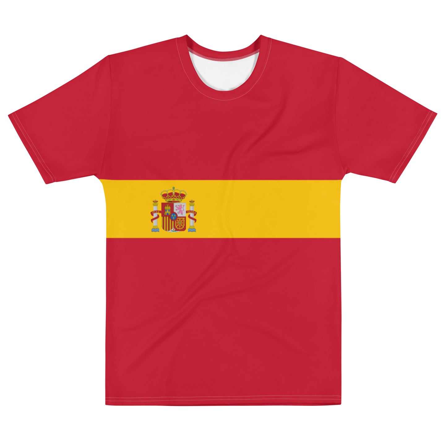 Spain Flag - Sustainably Made Men's Short Sleeve Tee