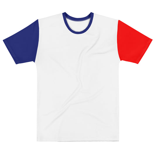 France Flag - Sustainably Made Men's Short Sleeve Tee