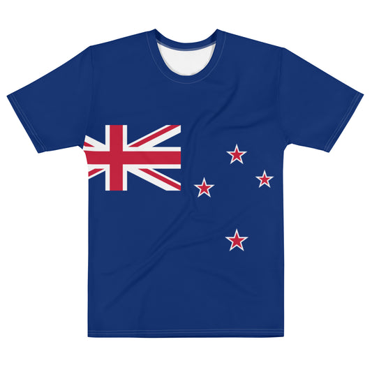 New Zealand Flag - Sustainably Made Men's Short Sleeve Tee
