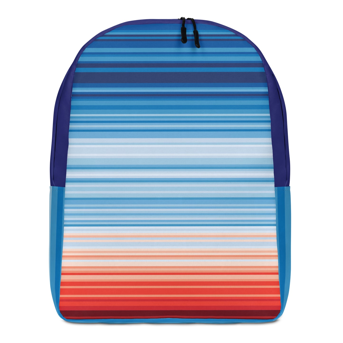 Climate Change Global Warming Stripes - Sustainably Made Backpack