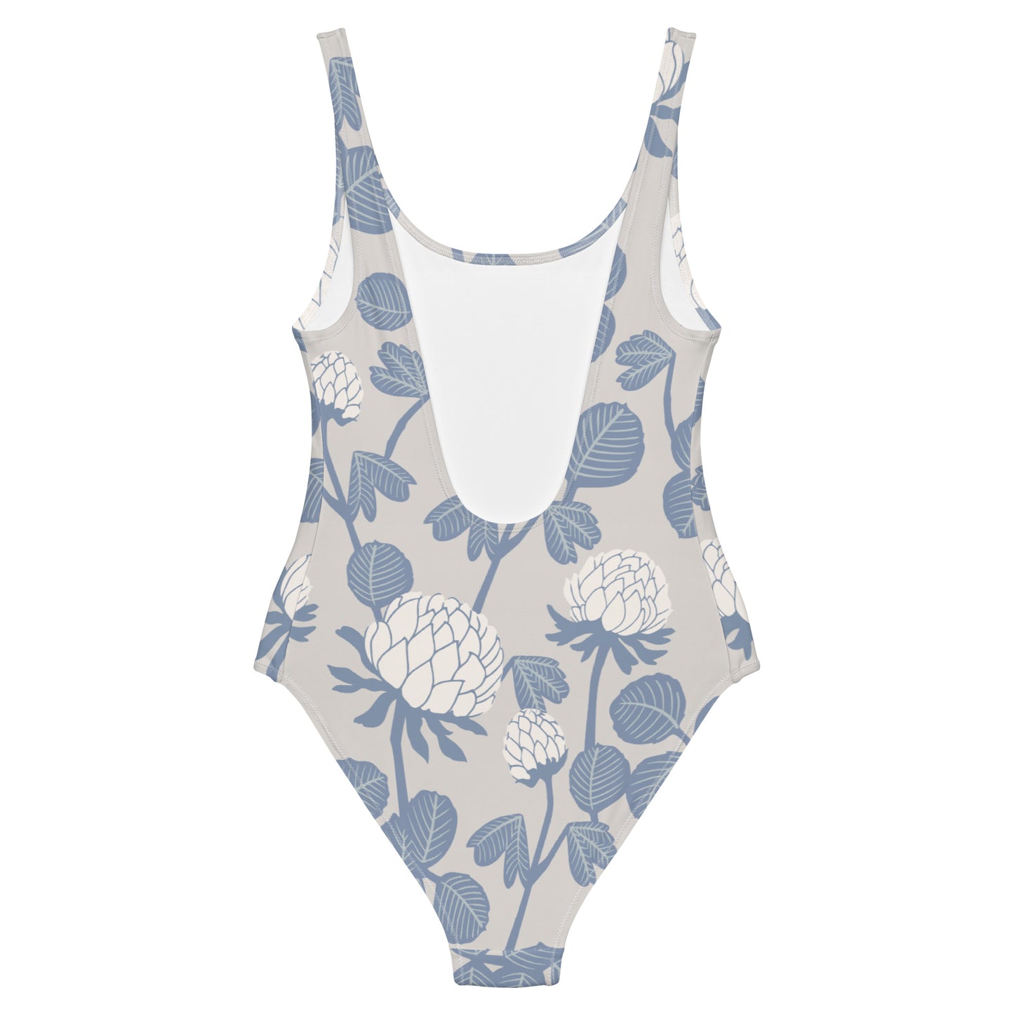 Grey Floral - Sustainably Made One-Piece Swimsuit