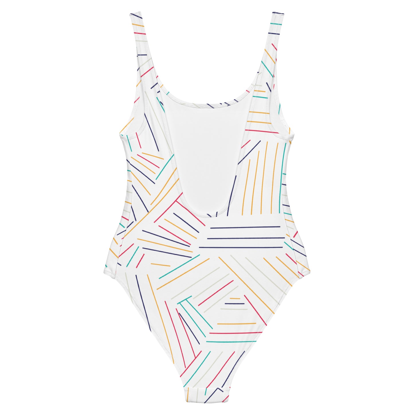 Colorful Lines - Sustainably Made One-Piece Swimsuit