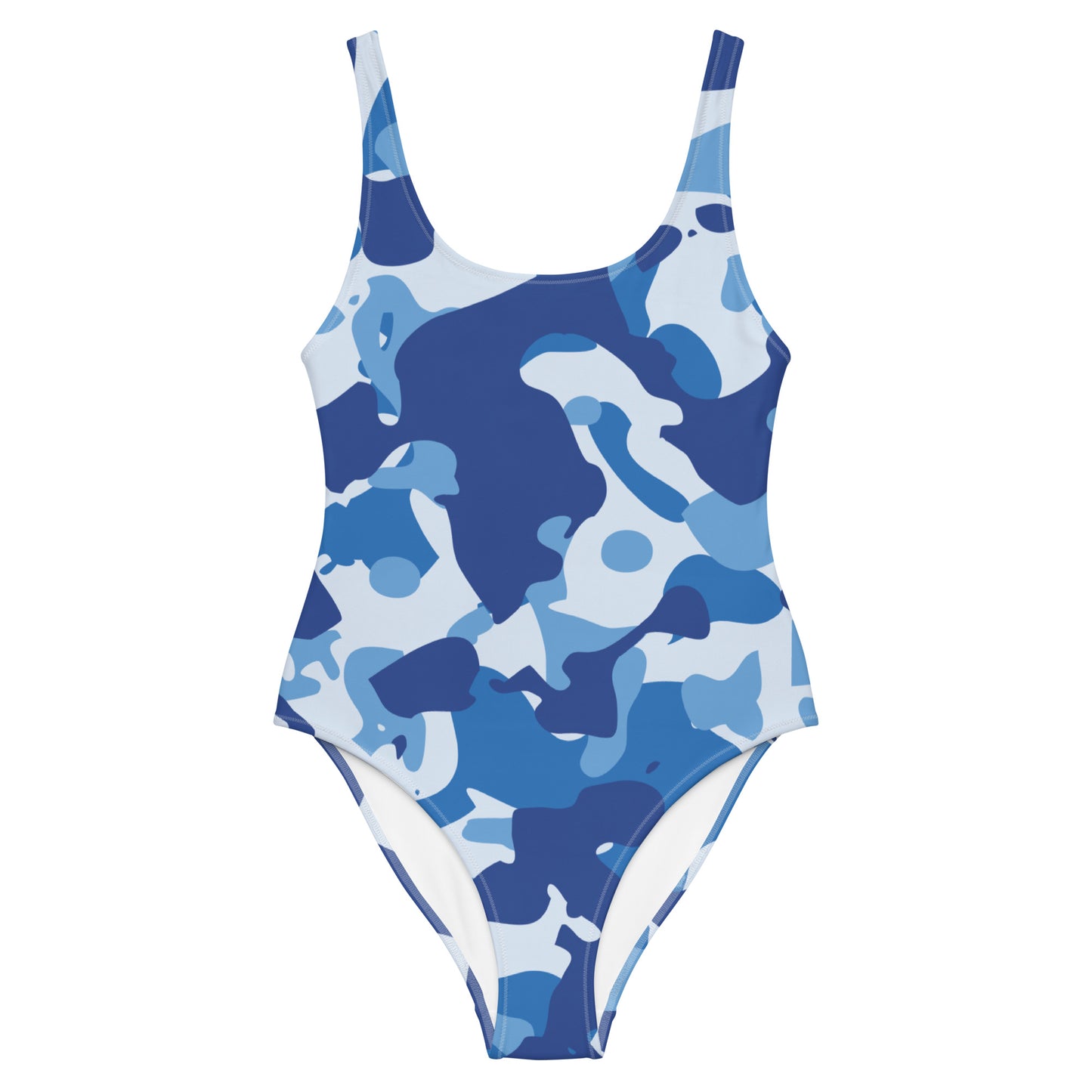 Blue Camo - Sustainably Made One-Piece Swimsuit