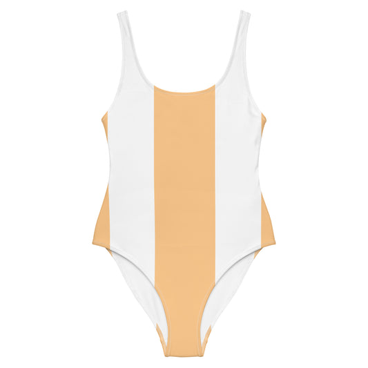 Peanut Jam White - Sustainably Made One-Piece Swimsuit