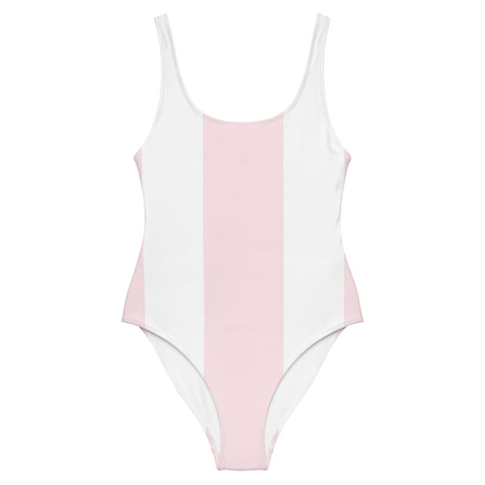 Light Pink White - Sustainably Made One-Piece Swimsuit