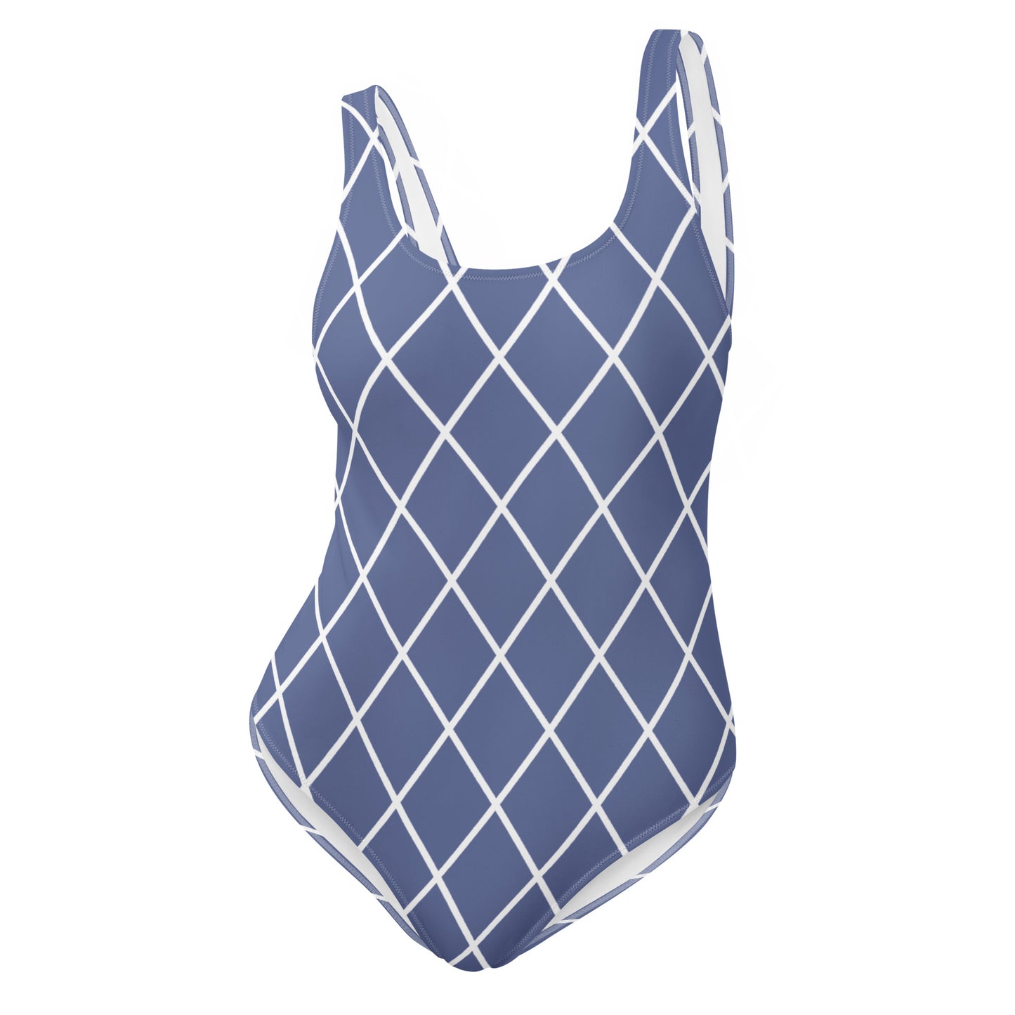Vintage Blue Purple - Inspired By Harry Styles - Sustainably Made One-Piece Swimsuit