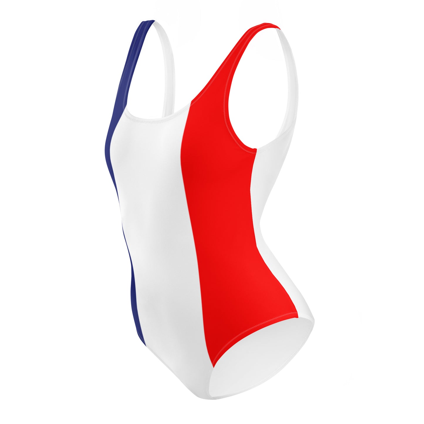France Flag - Sustainably Made One-Piece Swimsuit