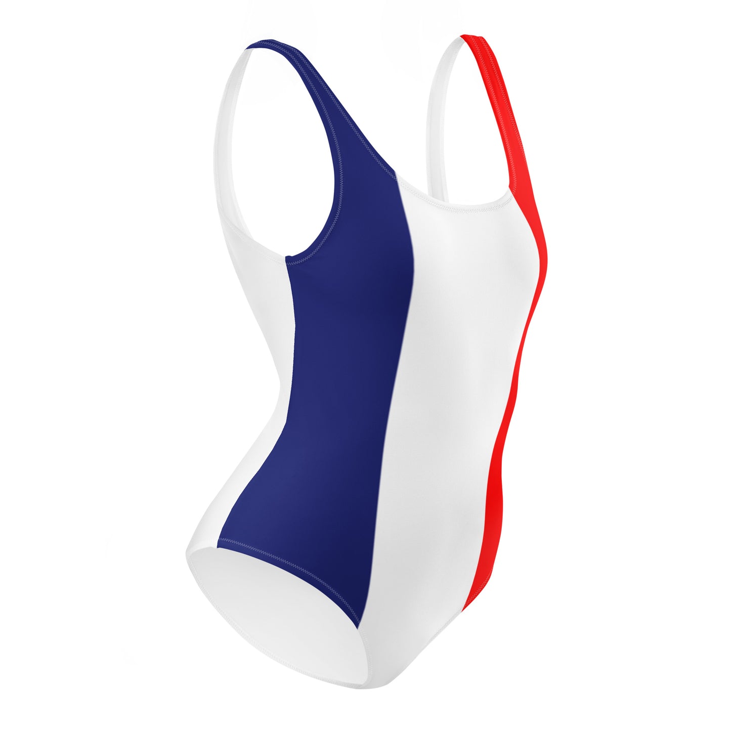 France Flag - Sustainably Made One-Piece Swimsuit