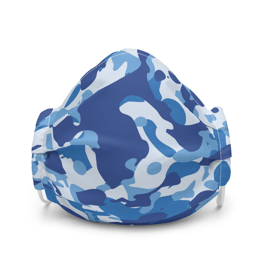 Blue Camo - Sustainably Made Premium Face Mask