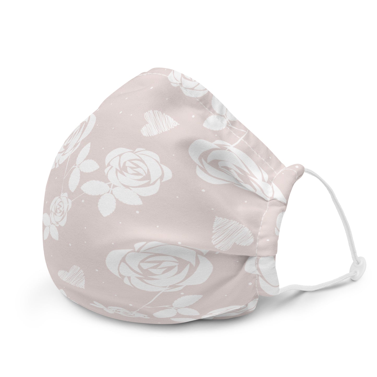 Baby Pink Floral - Sustainably Made Premium Face Mask
