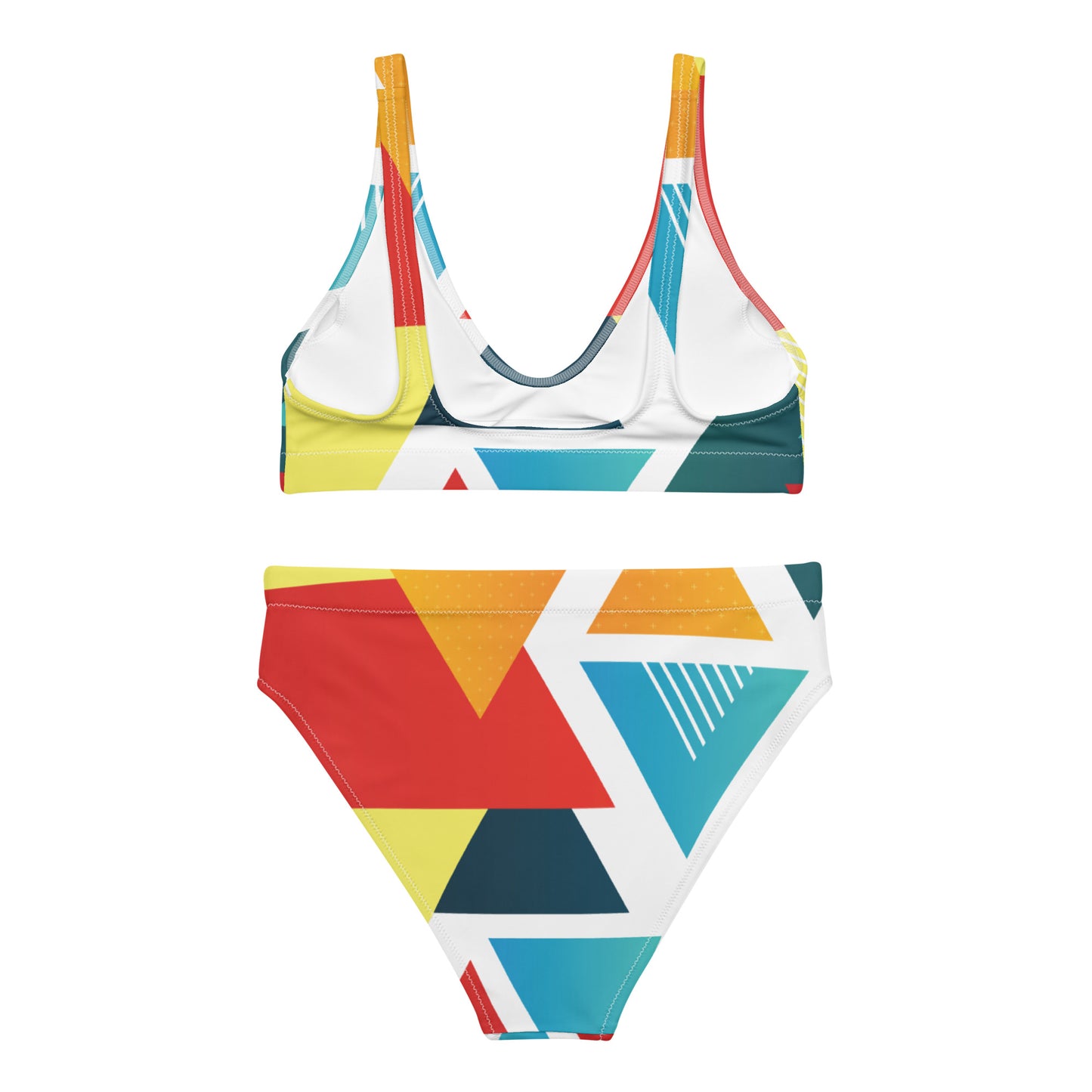 Abstract - Sustainably Made Recycled High-Waisted Bikini