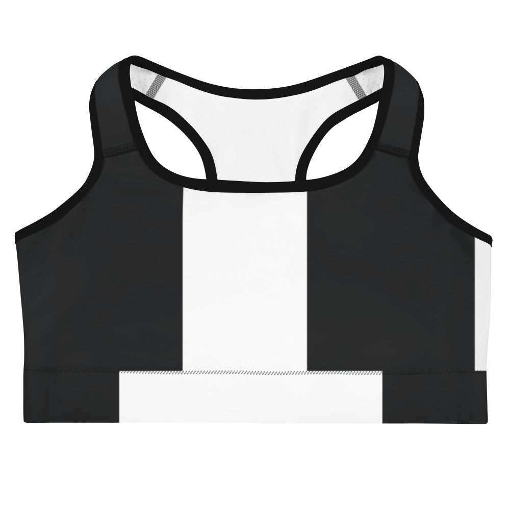Black & White - Sustainably Made Sports Bra