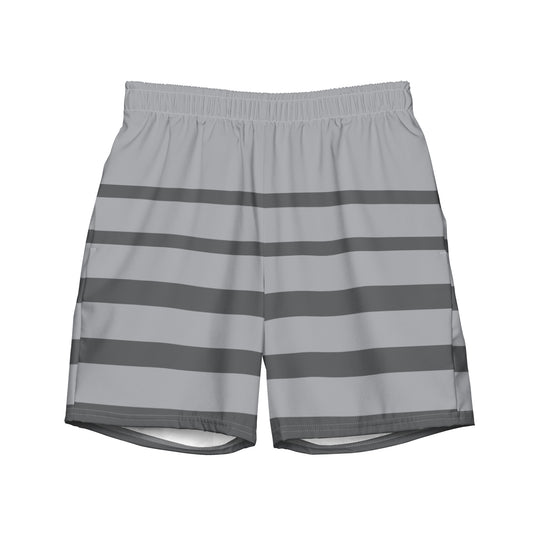 Grey Stripes - Sustainably Made Men's swim trunks