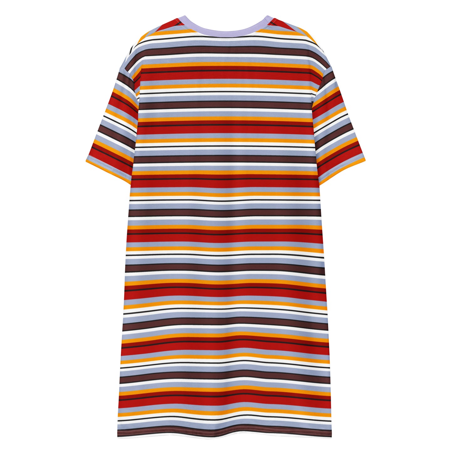 Multi Colored Lines - Inspired By Taylor Swift - Sustainably Made T-shirt dress