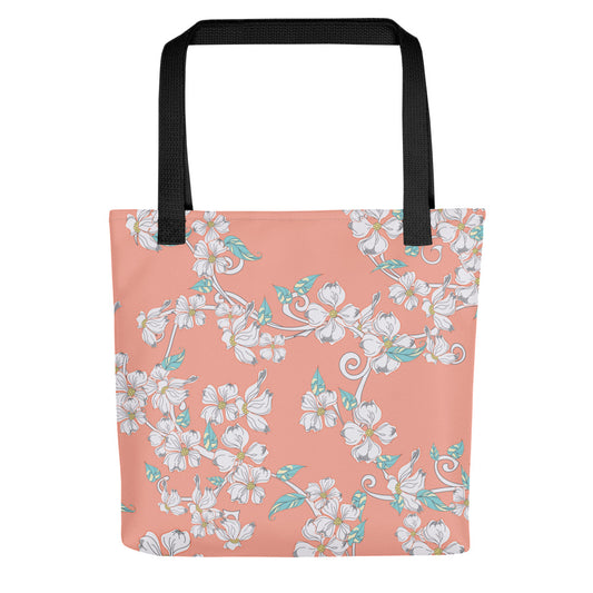 Pink Floral - Sustainably Made Tote Bag