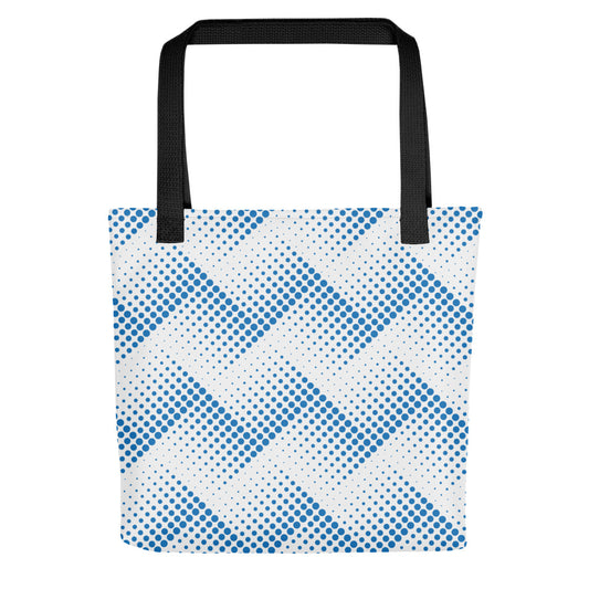 Blue Halftone - Sustainably Made Tote Bag