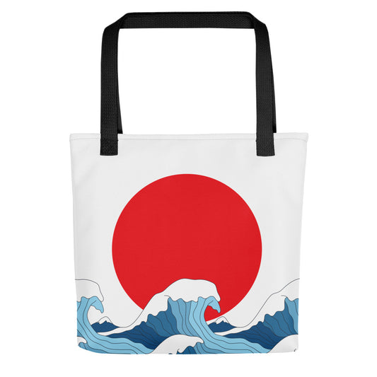 Japanese Wave - Sustainably Made Tote Bag