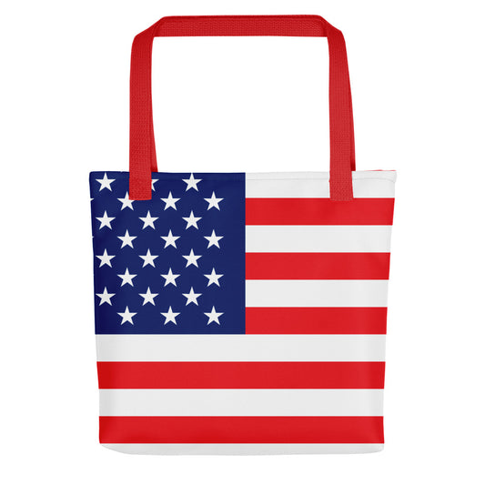 U.S.A Flag - Sustainably Made Tote Bag