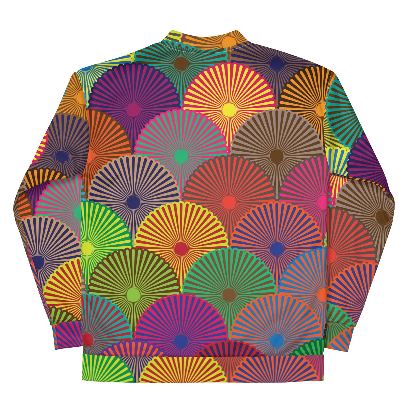Colorful Flower Circle - Sustainably Made Jacket