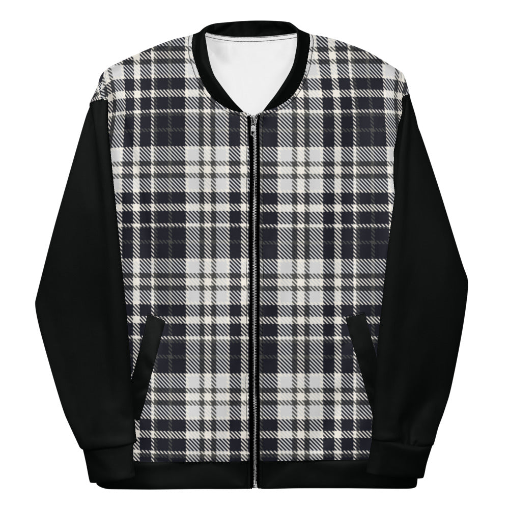 Black & White Tartan - Sustainably Made Jacket