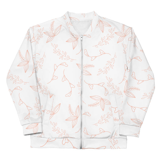 White Floral - Sustainably Made Jacket