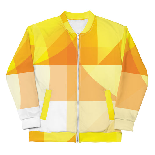 Yellow Abstract - Sustainably Made Jacket