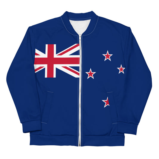 New Zealand Flag - Sustainably Bomber Jacket