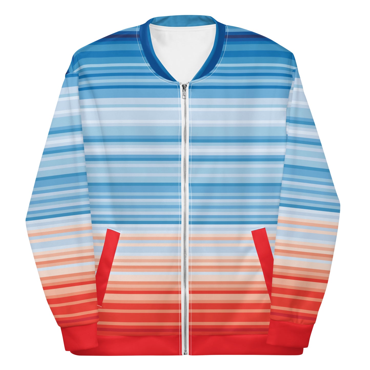 Climate Change Global Warming Stripes - Sustainably Made Jacket