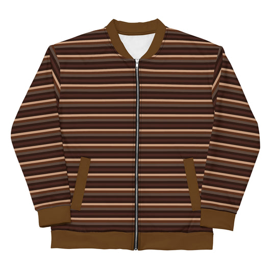 Retro Brown - Inspired By Taylor Swift - Sustainably Made Bomber Jacket