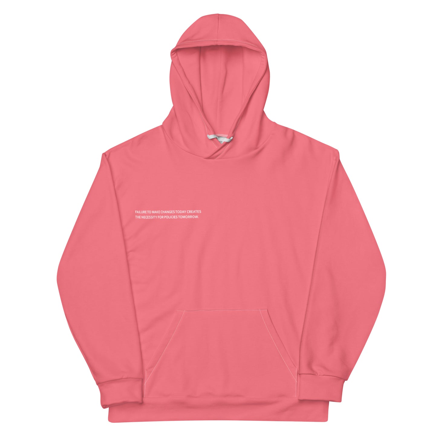 Pink Climate Change Global Warming Statement - Sustainably Made Hoodie