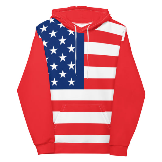 U.S.A Flag - Sustainably Made Hoodie