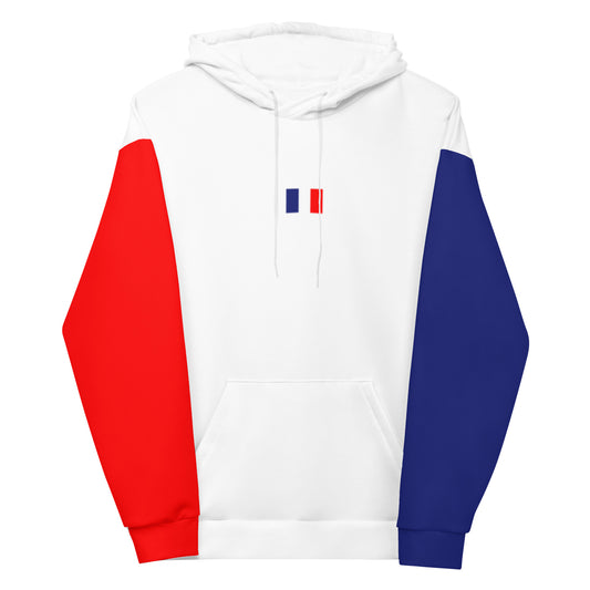 France Flag - Sustainably Made Hoodie