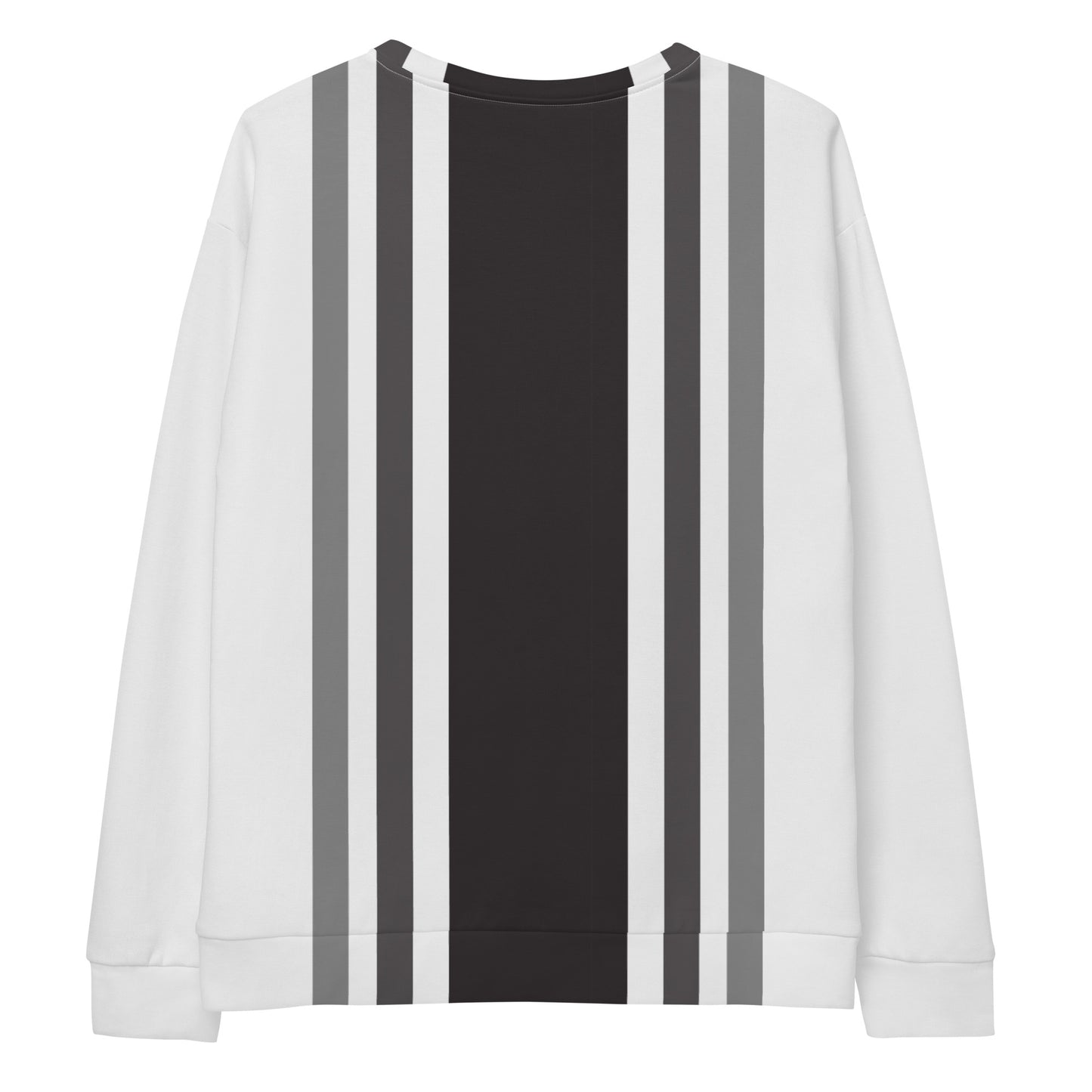 Vertical Lines Charcoal - Sustainably Made Sweatshirt